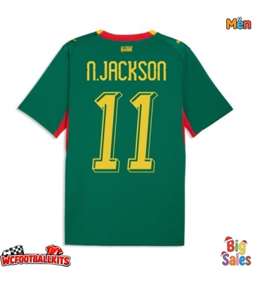 Senegal Nicolas Jackson #11 Replica Away Stadium Shirt World Cup 2026 Short Sleeve